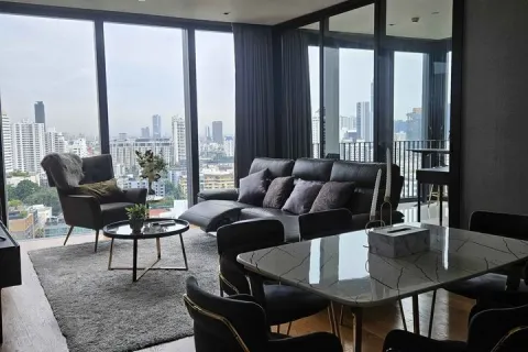 Condominio de 2 dormitorios en Khlong Toei, Bangkok, Tailandia № 215614