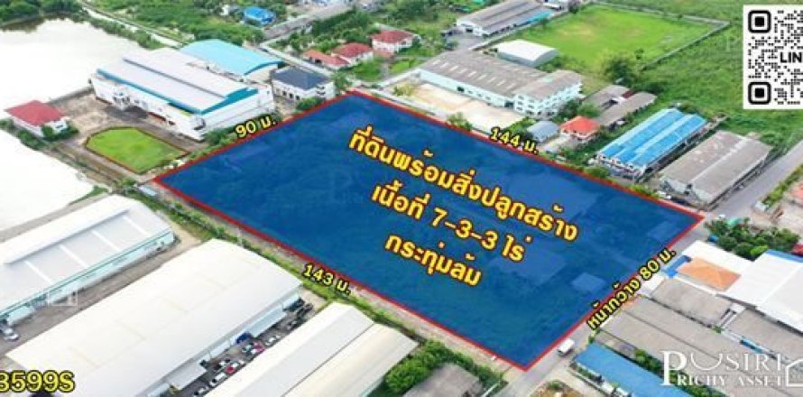 Land in Sam Phran, Thailand 11200 sq.m. № 173343
