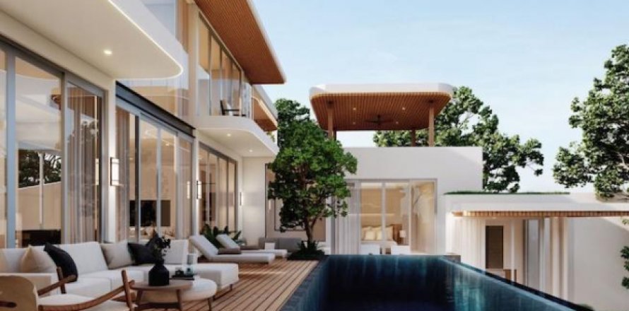 Вилла в Пхукете, Таиланд с 4 спальнями  № 118557