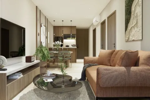 Condo sur Naithon Beach, Thaïlande, 2 chambres  № 233023