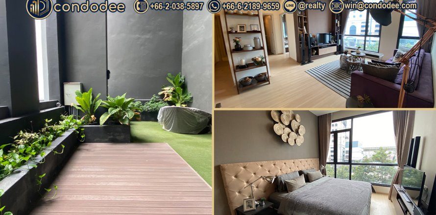 Condo à Huai Khwang, Bangkok, Thaïlande, 3 chambres № 200856
