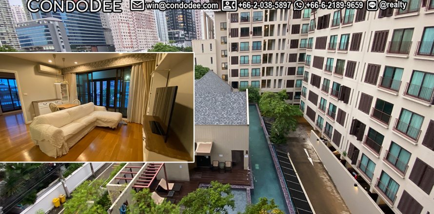 Condo à Khlong Toei, Bangkok, Thaïlande, 2 chambres № 200855