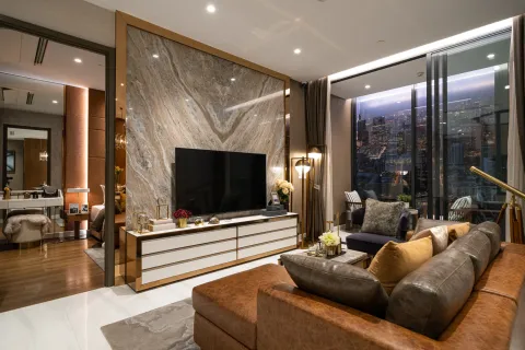 Кондоминиум с 3 спальнями в Сатхоне, Бангкок, Таиланд № 156259 - фото 1