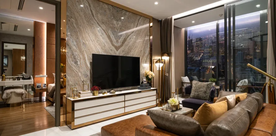 Кондоминиум с 3 спальнями в Сатхоне, Бангкок, Таиланд № 156259