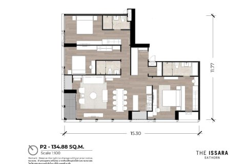 Penthouse à Bangkok, Thaïlande 3 chambres № 166379 - photo 12