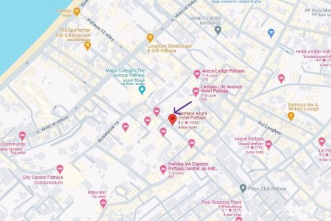 Studio dans le Condo à Pattaya, Thaïlande  № 158265 - photo 17