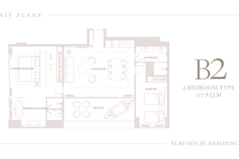 Condo à Bang Tao, Thaïlande, 2 chambres  № 165314 - photo 18