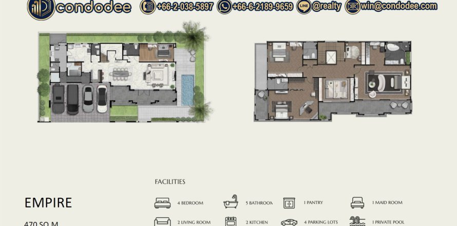 House in Bangkok, Thailand 5 bedrooms № 149683