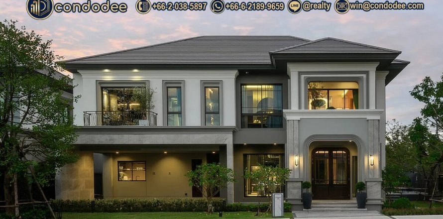 บ้านในคันนายาว, กรุงเทพฯ, ประเทศไทย 4 ห้องนอน № 149682