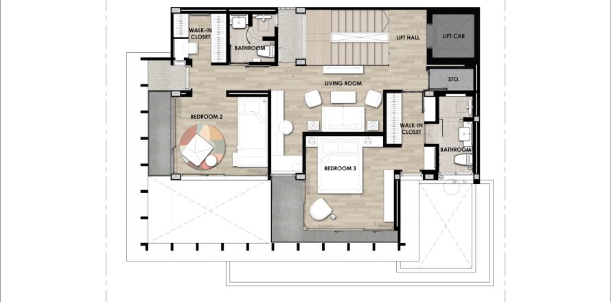 Дом в Бангкоке, Таиланд с 5 спальнями № 149686