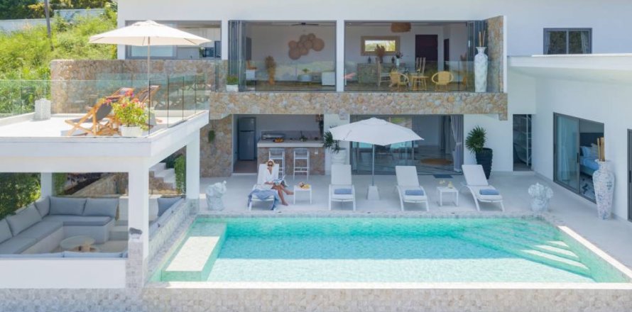 Вилла в Самуи, Таиланд с 5 спальнями  № 114982