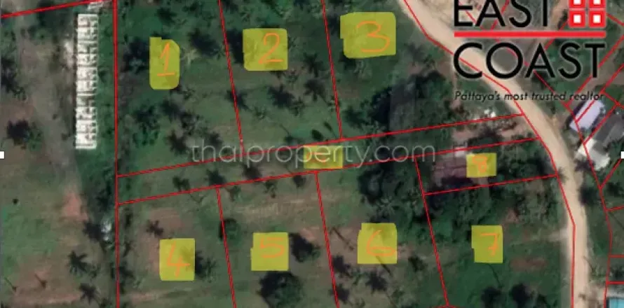 Terreno en Pattaya, Tailandia № 213594