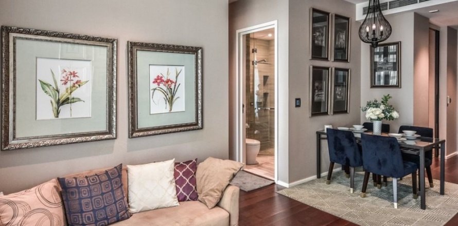 Кондоминиум с 2 спальнями в Ваттхане, Бангкок, Таиланд № 145299