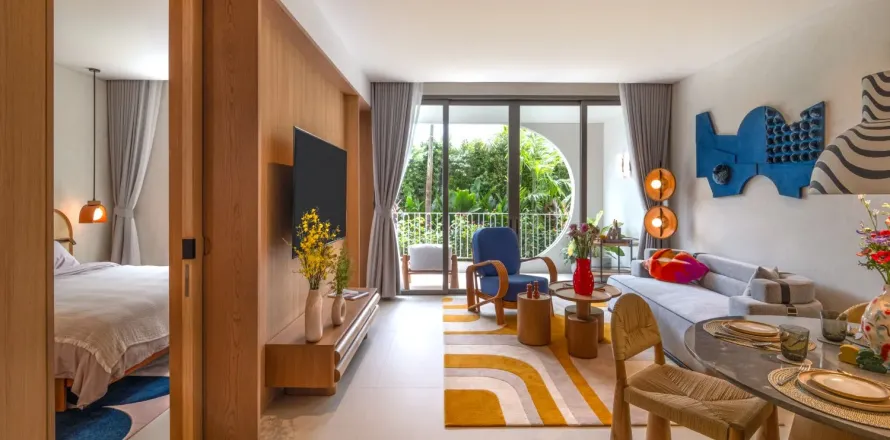 Condo à Bang Tao, Thaïlande, 1 chambre  № 134310