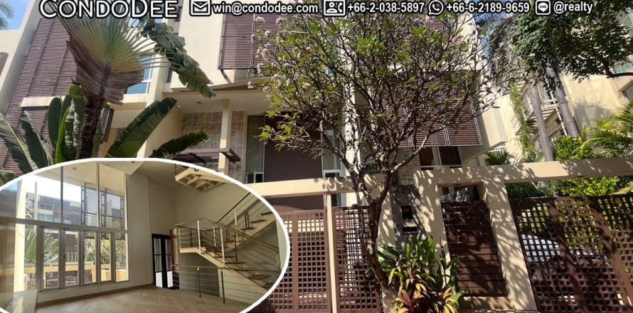 Townhouse à Yan Nawa, Bangkok, Thaïlande 4 chambres № 201039