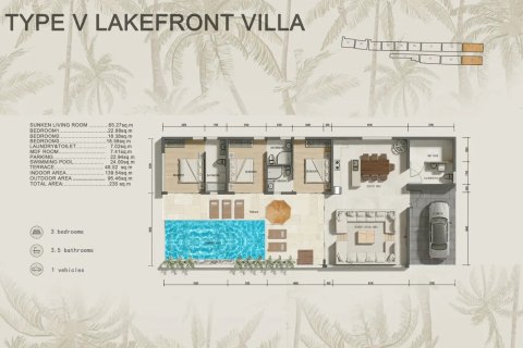 Villa auf Chaweng Beach, Ko Samui, Thailand 3 Schlafzimmer № 222448 - Foto 10