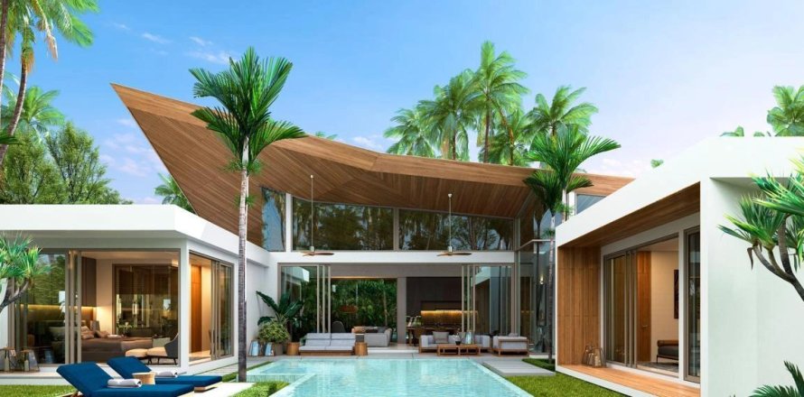 Пентхаус в Пхукете, Таиланд с 4 комнатами  № 150784