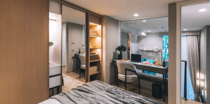 Condo à Bangkok, Thaïlande, 1 chambre  № 166680