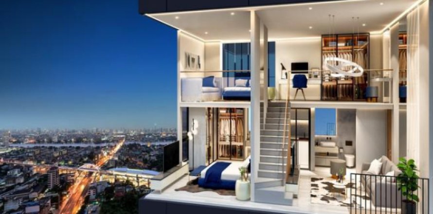Appartement à Thonburi, Bangkok, Thaïlande 1 chambre № 194305