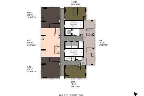 Eigentumswohnung in Phaya Thai, Bangkok, Thailand, 2 Schlafzimmer № 222482 - Foto 16