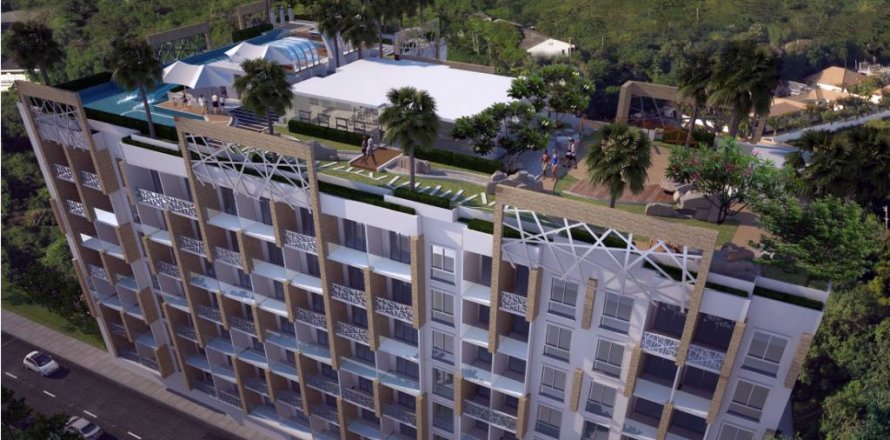Condo in Pattaya, Thailand, 1 bedroom in Water Park № 204561