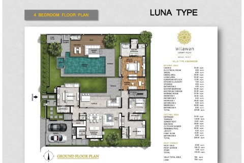 Вилла в Пхукете, Таиланд с 4 спальнями  № 169785 - фото 21