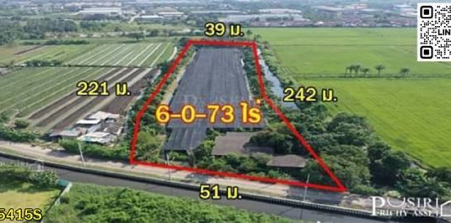 Land in Krathum Baen, Thailand 9600 sq.m. № 169161