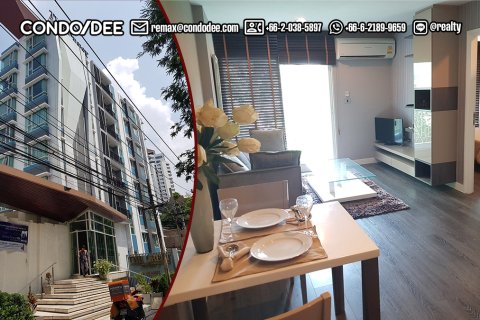 Condo à Watthana, Bangkok, Thaïlande, 1 chambre  № 200581