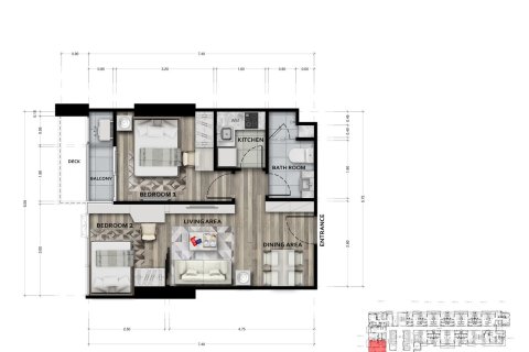 Penthouse in Bangkok, Thailand 2 bedrooms № 165453 - photo 16