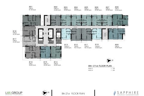 Penthouse in Bangkok, Thailand 2 bedrooms № 165453 - photo 17