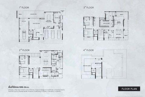 Villa à Bangkok, Thaïlande 4 chambres № 165449 - photo 21