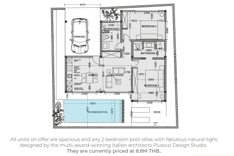Вилла в Раваи, Таиланд с 2 спальнями  № 166771 - фото 21