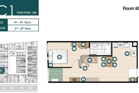 Condo à Bangkok, Thaïlande, 1 chambre  № 166572 - photo 15