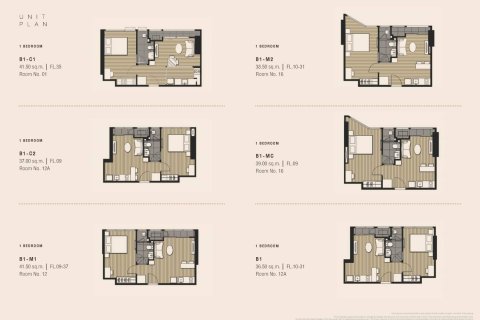 Condo à Bangkok, Thaïlande, 1 chambre  № 166098 - photo 14