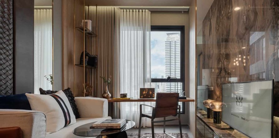 Condo à Bangkok, Thaïlande, 1 chambre  № 166098