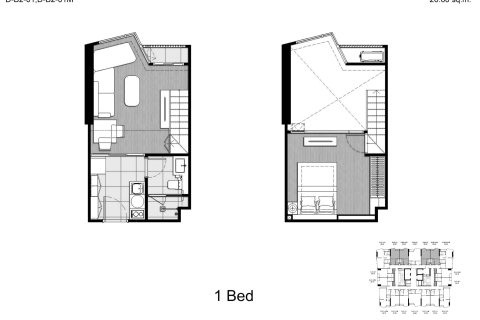 Duplex à Bangkok, Thaïlande 1 chambre № 166815 - photo 10