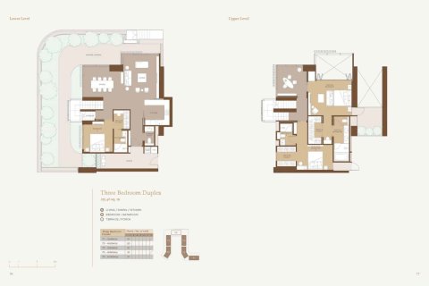 Дуплекс в Бангкоке, Таиланд с 3 спальнями  № 165967 - фото 12