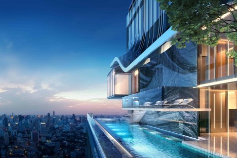 Condo à Bangkok, Thaïlande, 1 chambre  № 166946 - photo 5