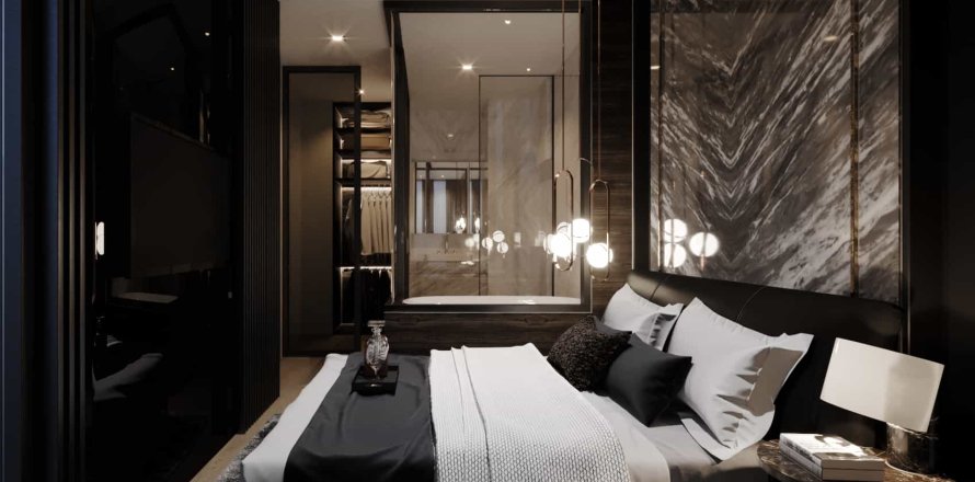 Condo à Bangkok, Thaïlande, 1 chambre № 166945