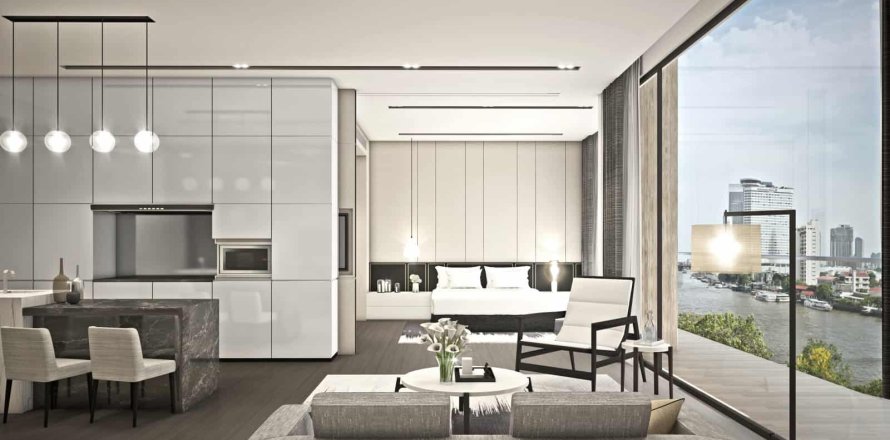 Condo à Thonburi, Bangkok, Thaïlande, 1 chambre № 166947