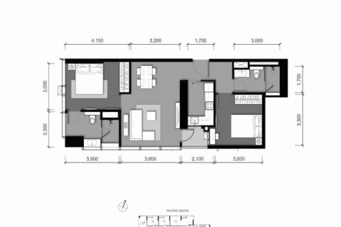 Condo in Bangkok, Thailand, 2 bedrooms  № 166949 - photo 9