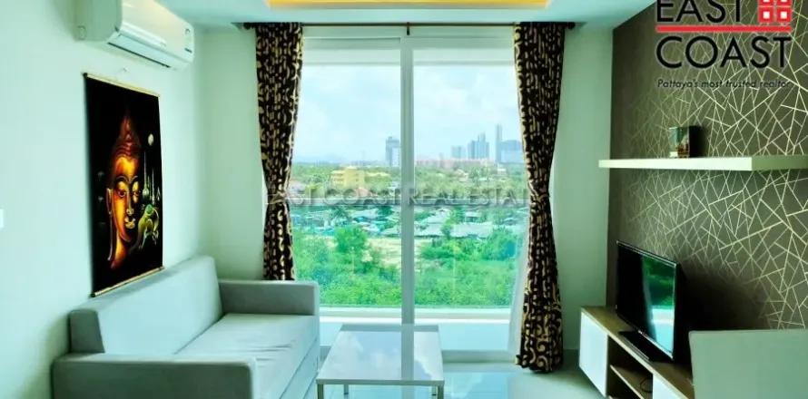 Condominio de 1 dormitorio en Jomtien Beach, Pattaya, Tailandia № 213007