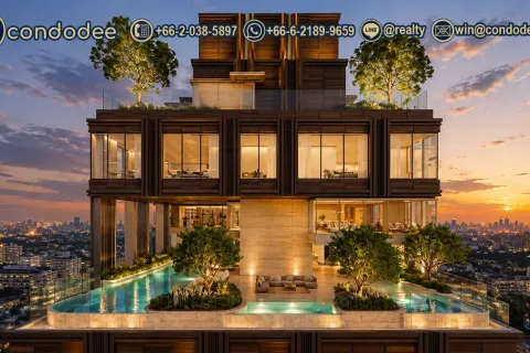 Eigentumswohnung in Bang Rak, Bangkok, Thailand, 3 Schlafzimmer № 220542 - Foto 8