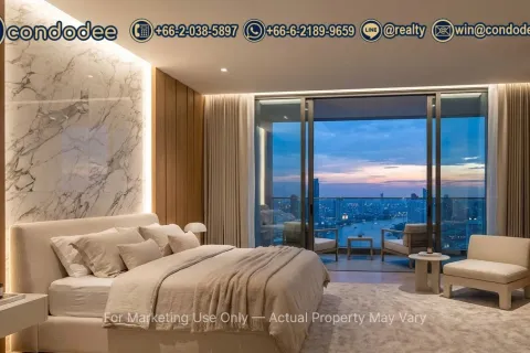 Eigentumswohnung in Bang Rak, Bangkok, Thailand, 3 Schlafzimmer № 220542 - Foto 2