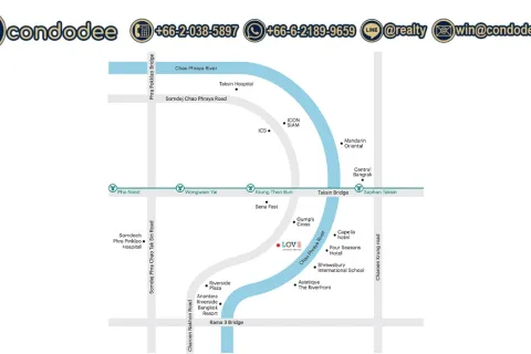 Eigentumswohnung in Khlong San, Bangkok, Thailand, 2 Schlafzimmer № 220545 - Foto 11
