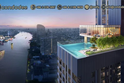 Eigentumswohnung in Khlong San, Bangkok, Thailand, 2 Schlafzimmer № 220545 - Foto 10