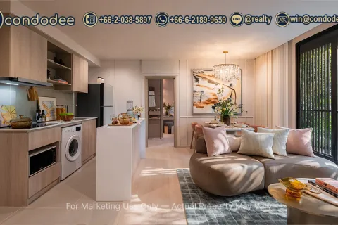 Eigentumswohnung in Khlong San, Bangkok, Thailand, 2 Schlafzimmer № 220545 - Foto 2