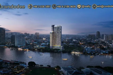 Eigentumswohnung in Khlong San, Bangkok, Thailand, 2 Schlafzimmer № 220545 - Foto 5