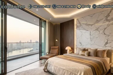 Eigentumswohnung in Bang Rak, Bangkok, Thailand, 3 Schlafzimmer № 220541 - Foto 2