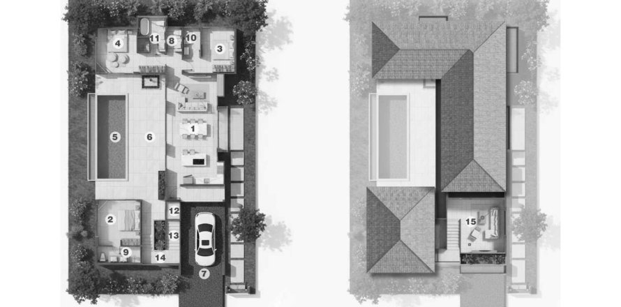 ЖК Oasis Paradise Villas в Самуи, Таиланд № 161475 - фото 1